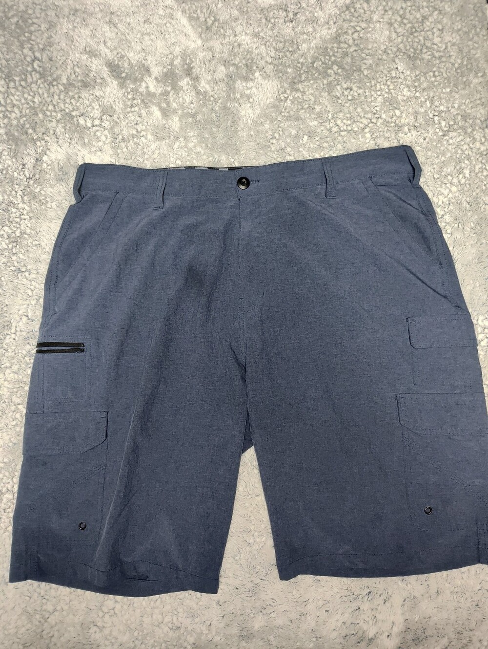Greg Norman Collection Navy Blue Cargo Shorts